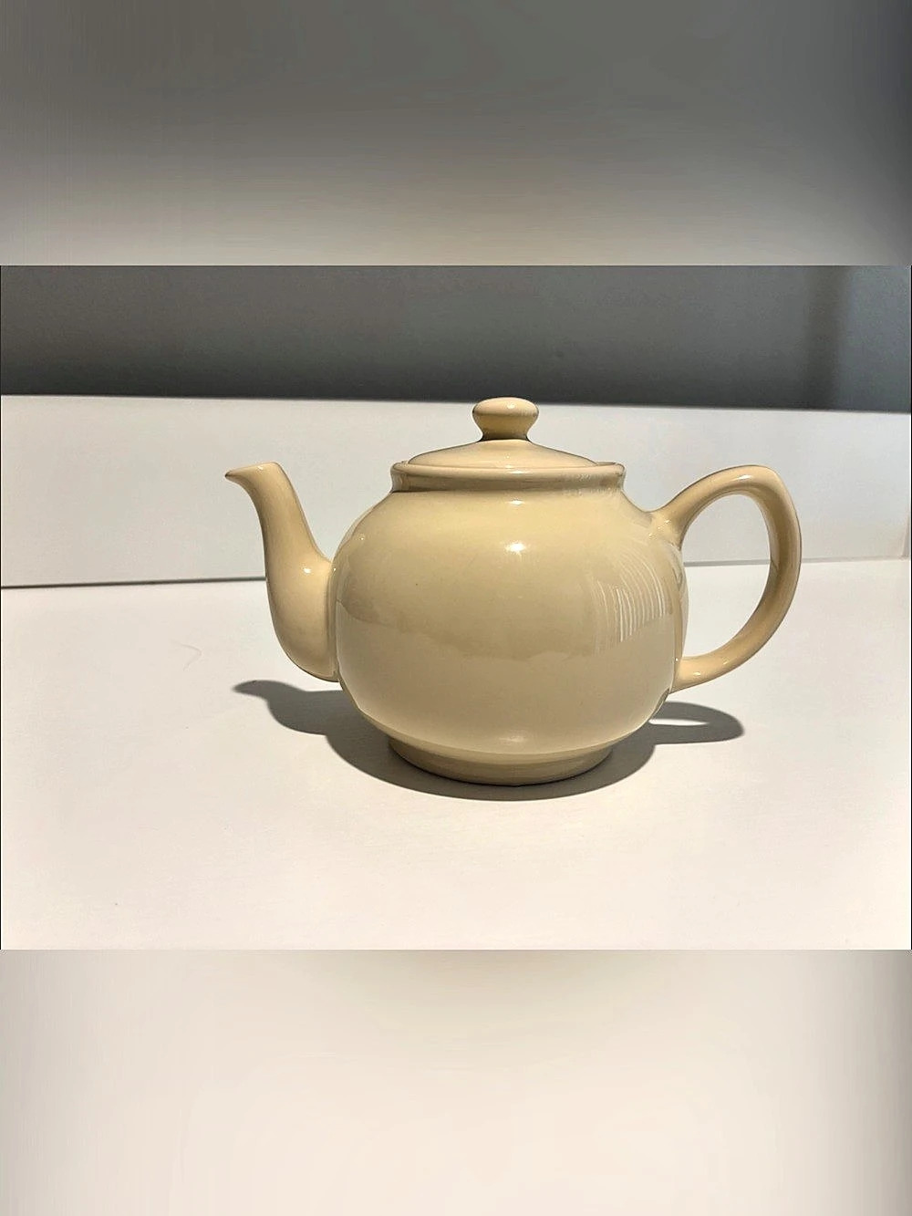 Yellow Ceramic Teapot